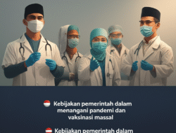 Kebijakan pemerintah dalam menangani pandemi dan vaksinasi massal